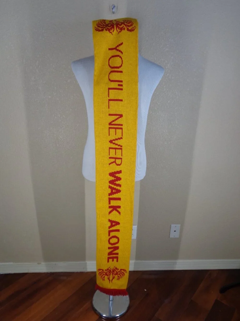 YOU'LL NEVER WALK ALONE SCARF PHONENIX LANDING CAMBRIDGE, MA